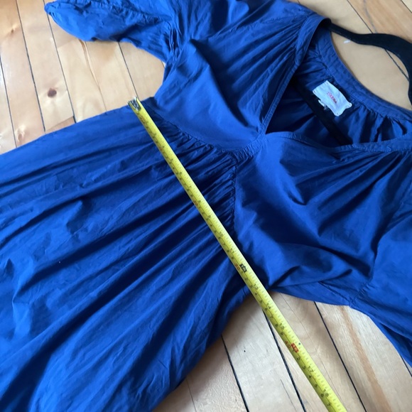 Xirena Sz XS Vie Blue Capri Cotton Tiered Midi Dress - Picture 11 of 12
